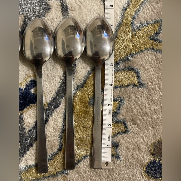 4 Stanly Roberts Stainless Japan spoonful flower
design carving - Picture 4 of 4